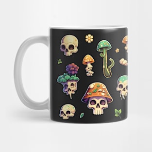 Skull Mushrooms Mug